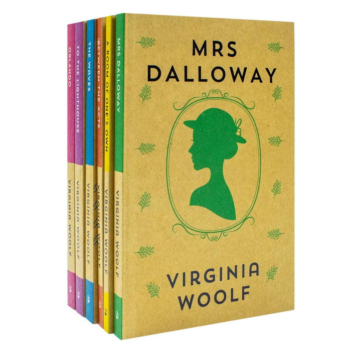 The Virginia Woolf Collection 6 Books set: (A Room Of One's Own, Mrs Dalloway, Between The Acts)