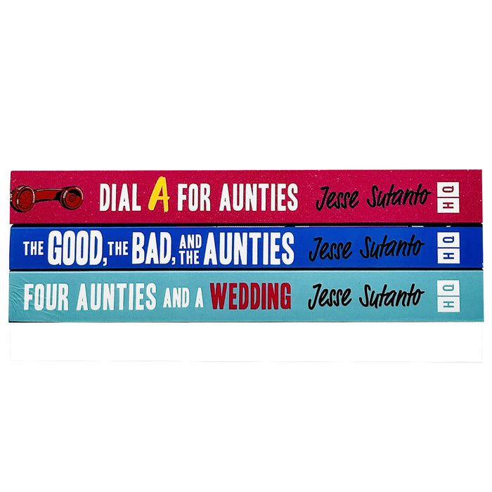 Aunties Series 3 Books Collection Set By Jesse Sutanto (Dial A For Aunties)