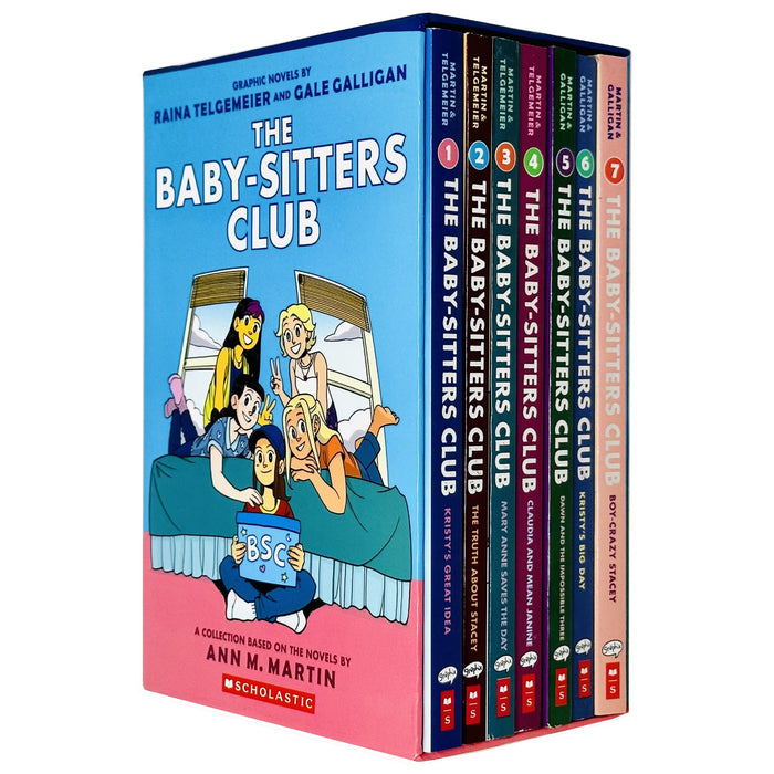 The Baby-Sitters Club Graphic Novels 7 Books Set Collection by Ann M. Martin