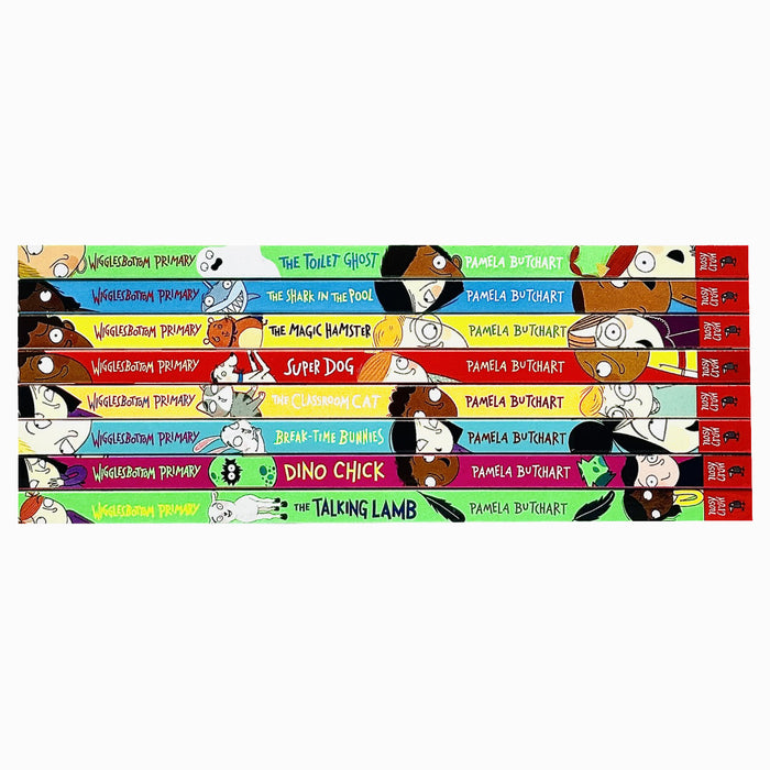 Wigglesbottom Primary Series 8 Books Collection Set By Pamela Butchart (The Toilet Ghost)