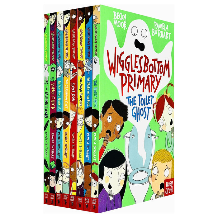 Wigglesbottom Primary Series 8 Books Collection Set By Pamela Butchart (The Toilet Ghost)