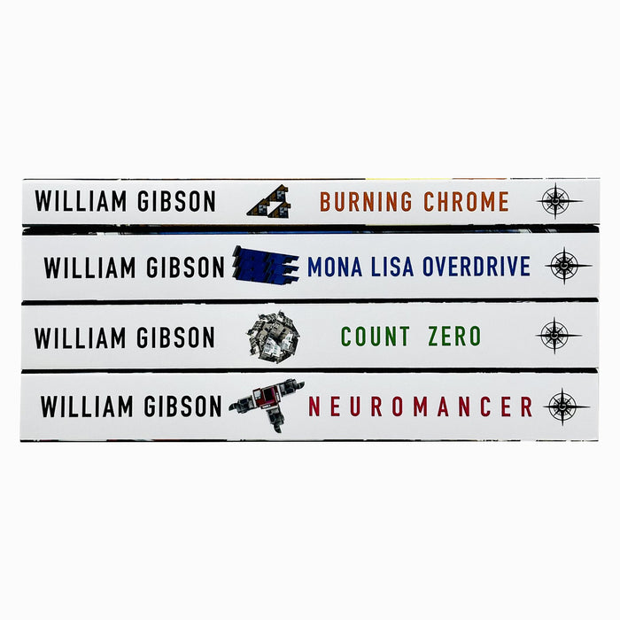 William Gibson Neuromancer Trilogy Collection 4 Books Set Pack Count Zero... - The Book Bundle