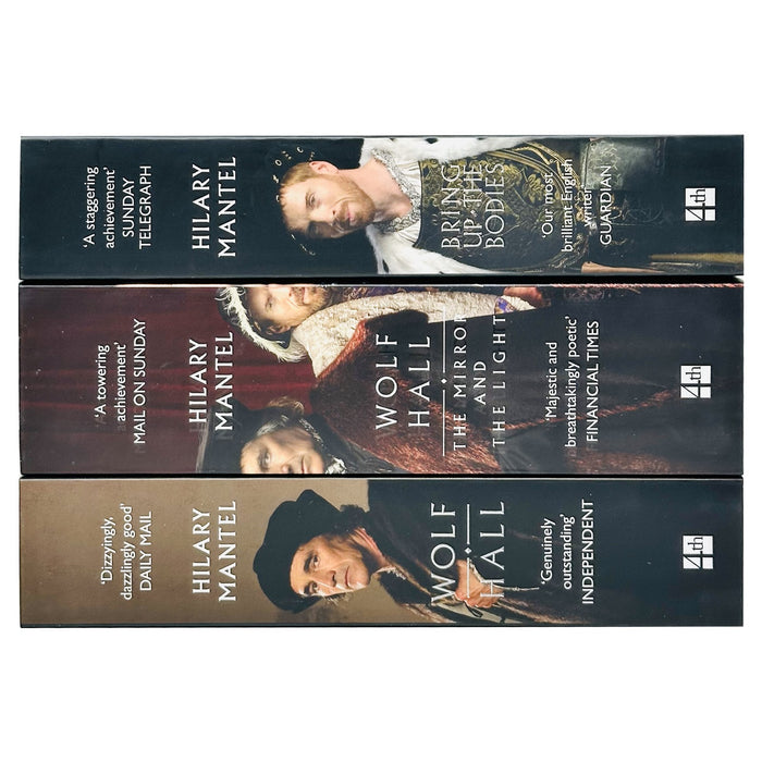 Wolf Hall Trilogy 3 Books Collection Set By Hilary Mantel (The Mirror and the Light, Wolf Hall, Bring Up the Bodies)