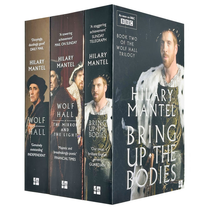 Wolf Hall Trilogy 3 Books Collection Set By Hilary Mantel (The Mirror and the Light, Wolf Hall, Bring Up the Bodies)