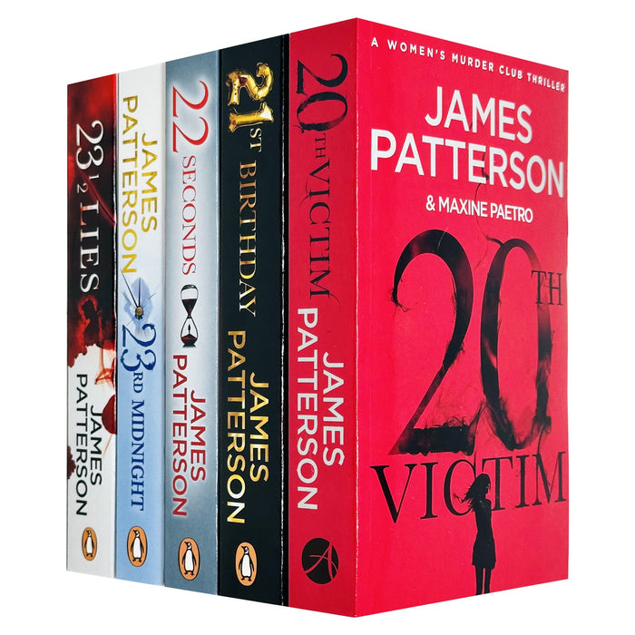 Women's Murder Club Series by James Patterson 5 Books Collection Set