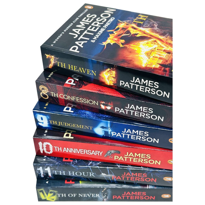 Women’s Murder Club Series Books 7 - 12 Collection Set by James Patterson (Heaven, Confession, Judgement, Anniversary, Hour & Never)