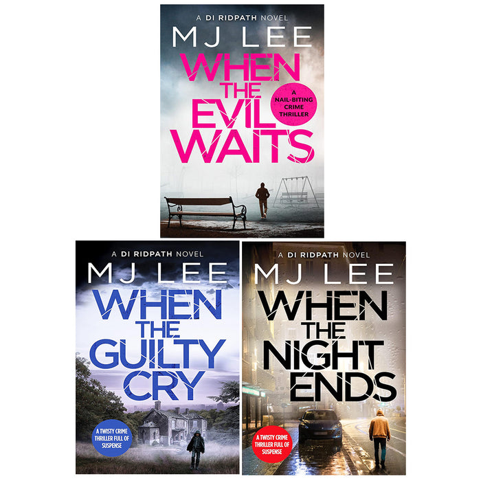 DI Ridpath Crime Thriller Series Collection 3 Books Set by M J Lee (When Evil Wai)