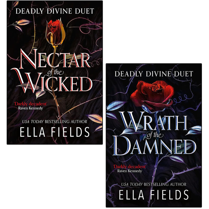 Deadly Divine Duet Series 2 Book Collection Set by Ella Fields (Nectar of the Wicked & Wrath of the Damned) - The Book Bundle