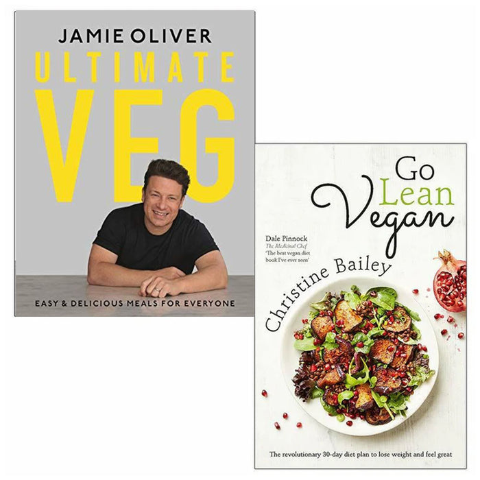 Ultimate Veg Jamie Oliver, Go Lean Vegan 2 Books Collection Set