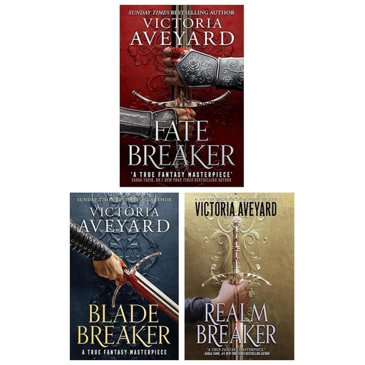 Realm Breaker Series 3 Books Collection Set by Victoria Aveyard (Fate Breaker[Hard Cover], Blade Breaker, Realm Breaker) - The Book Bundle