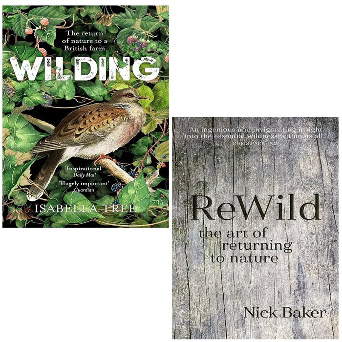 ReWild Nick Baker (HB), Wilding Isabella Tree 2 Books Set