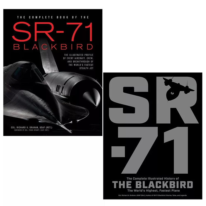 Richard H. Graham Collection 2 Books Set Complete Book of the SR-71 Blackbird