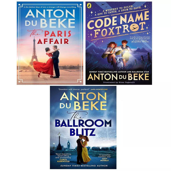 Anton Du Beke Collection 3 Books Set (Paris Affair,Ballroom Blitz,Name Foxtrot)