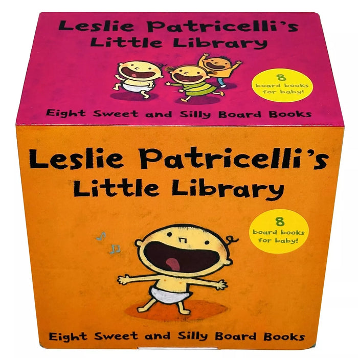 Leslie Patricelli's Little Library Learn and Play With Baby 8 Books Collection Set