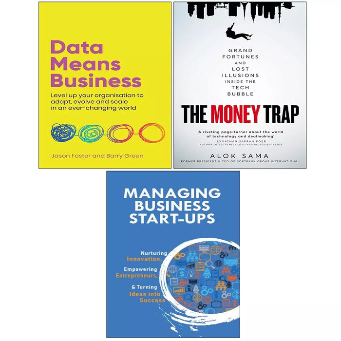 Money Trap (HB), Managing Business Start-Ups, Data Means Business 3 Books Set