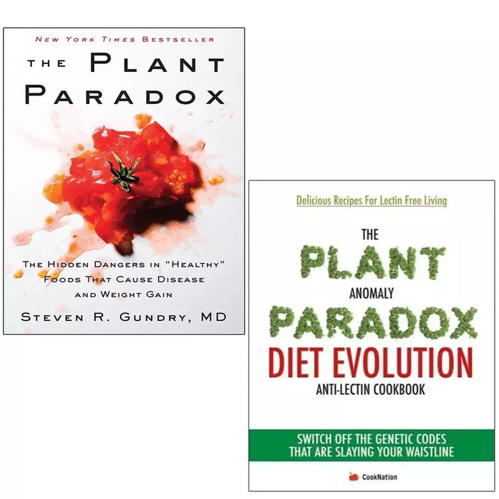 Plant Paradox Dr Steven R Gundry MD, Plant Anomaly Paradox 2 Books Collection Set