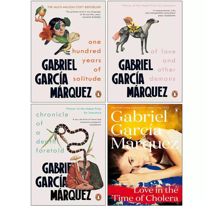 Gabriel Garcia Marquez Collection 4 Books Set (Love in Time of Cholera, Foretold)