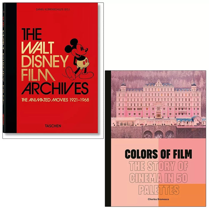 Walt Disney Film Archives,Colours of Film Charles Bramesco 2 Books Set Hardcover