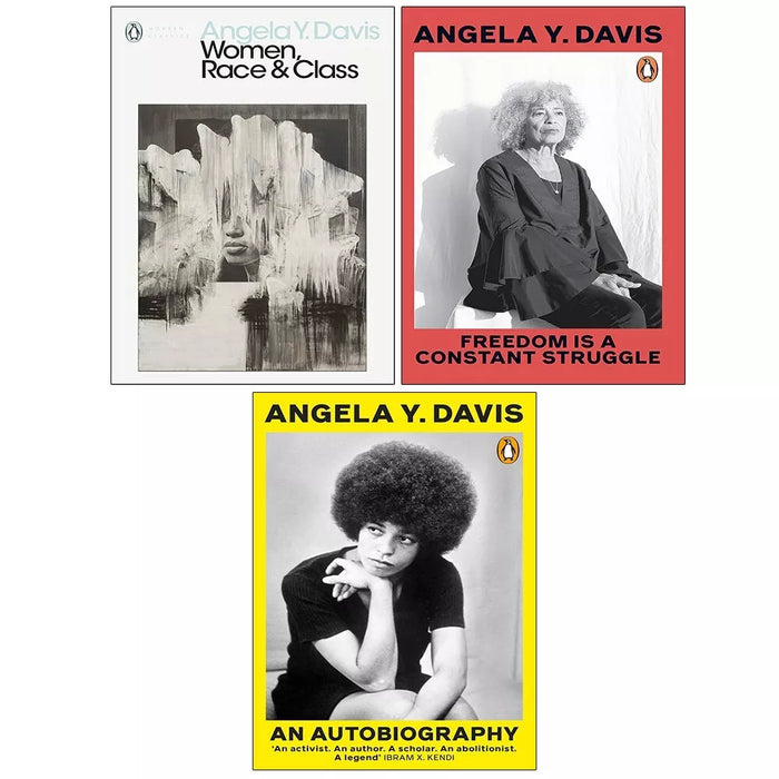 Angela Y. Davis Collection 3 Books Set (Women Race Class, Freedom Is A Constant)