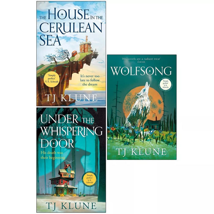 TJ Klune 3 Books Collection Set House in the Cerulean Sea, Under The Whispering