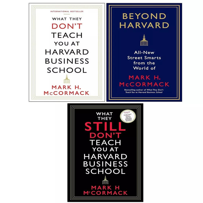 Mark H. McCormack Collection 3 Books Set (Beyond Harvard, What They Still Don’t)