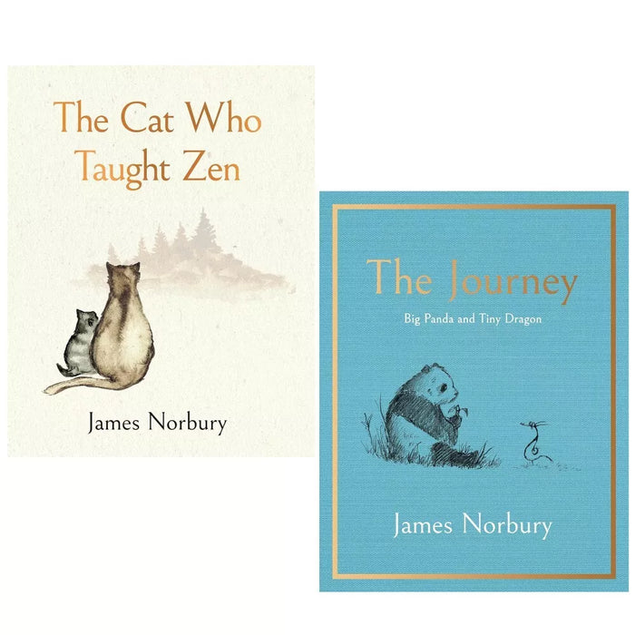 James Norbury 2 Books Collection Set (The Cat Who Taught Zen,The Journey)