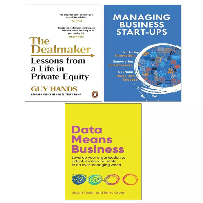 Dealmaker,Managing Business Start-Ups V.K.Stevin,Data Means Business 3 Books Set