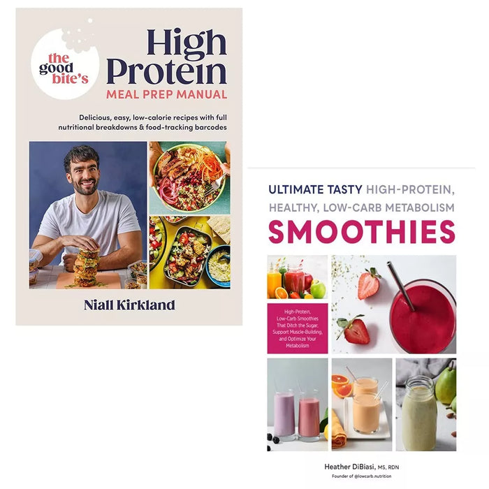 Good Bite High Protein Meal Prep Manual,Ultimate Tasty High Protein 2 Books Set