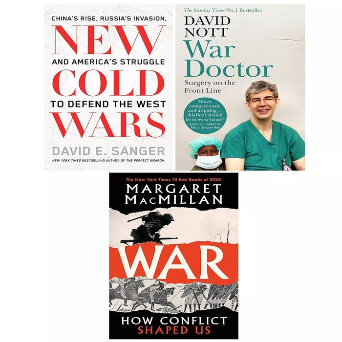 New Cold Wars, War Margaret MacMillan (HB), War Doctor David Nott 3 Books Set - The Book Bundle