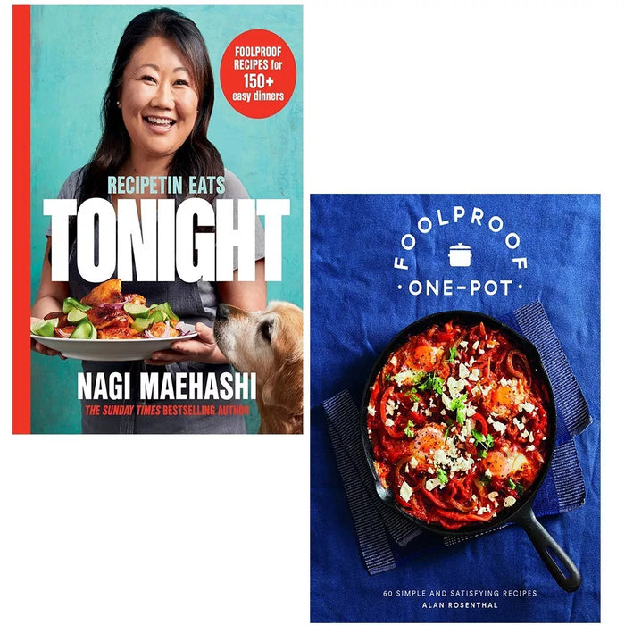 RecipeTin Eats Tonight Nagi Maehashi, Foolproof One-Pot Alan Rosenthal 2 Books Set