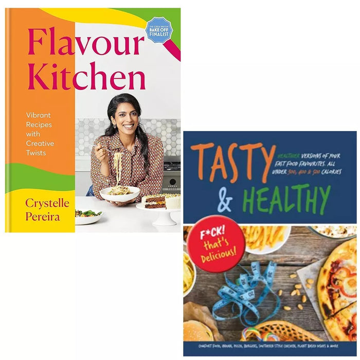 Flavour Kitchen Crystelle Pereira (HB), Tasty and Healthy Iota 2 Books Set