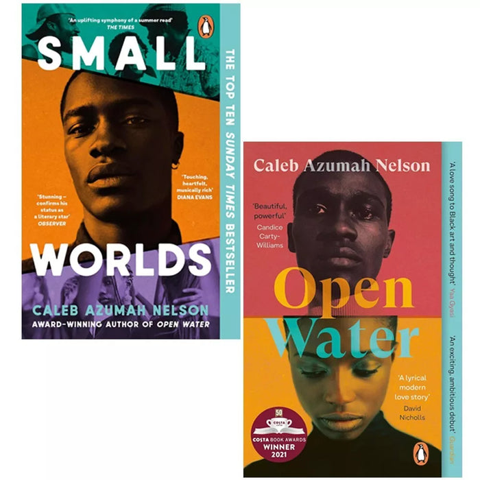 Caleb azumah nelson 2 Books Collection Set (Small Worlds, Open Water: Winner of)