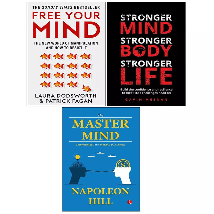 Free Your Mind, Master Mind, Stronger Mind, Stronger Body Life 3 Books Set