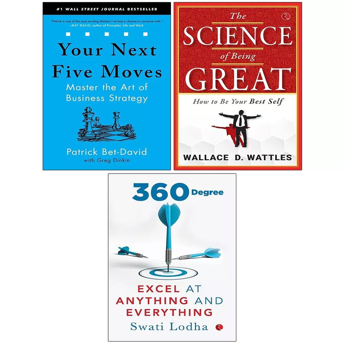 Science of Being Great, Your Next Five Moves, 360 DEGREE Swati Lodha 3 Books Set