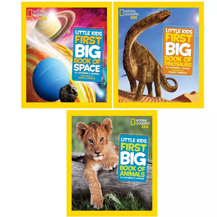 Little Kids First Big 3 Books Set by Catherine D.Hughes National Geographic Kids