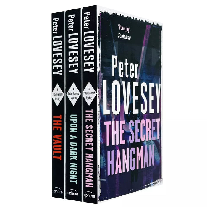 Peter Lovesey Collection 3 Books Set Secret Hangman, Upon A Dark Night, Vault