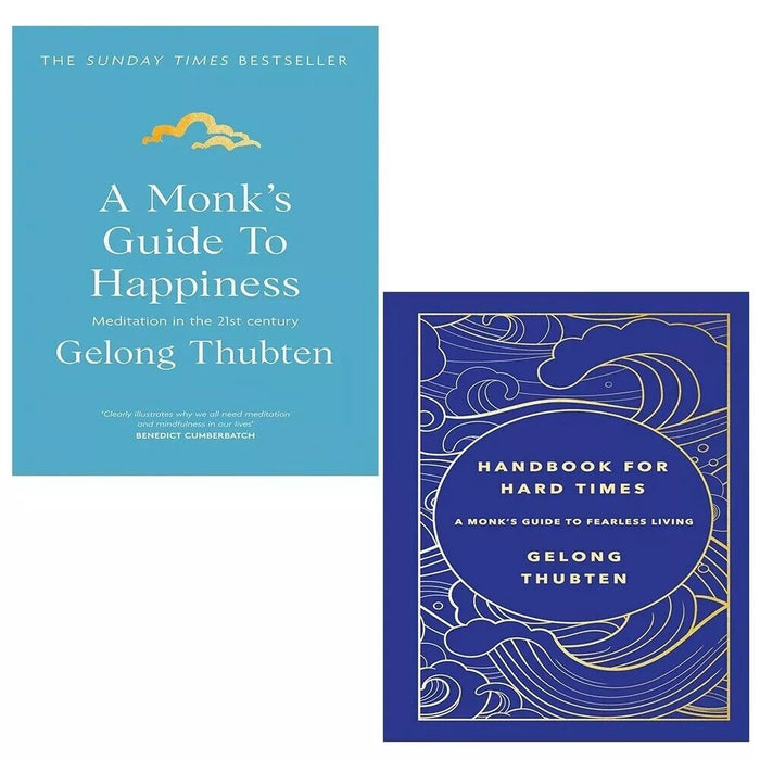 Gelong Thubten 2 Books Collection Set Handbook for Hard Times, Monk's Guide HB