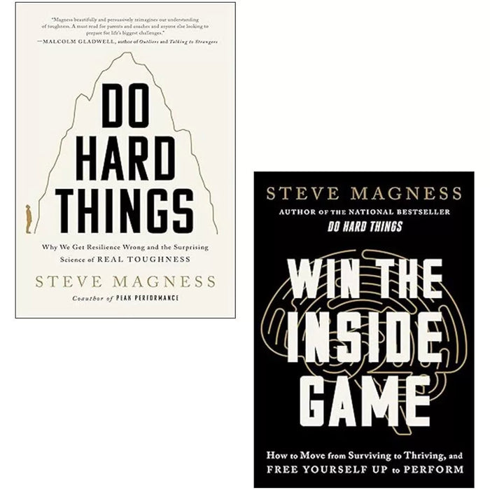 Steve Magness Collection 2 Books Set Do Hard Things, Win Inside Game Hardcover