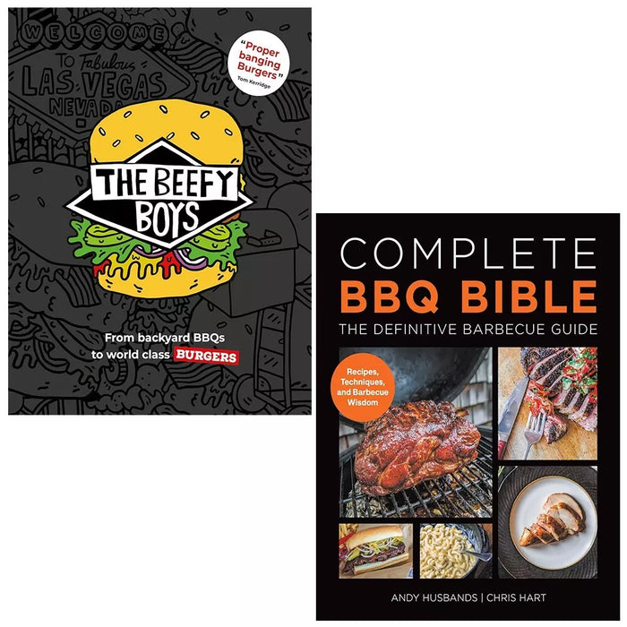 Beefy Boys Backyard BBQ,Complete BBQ BIBLE Definitive Barbecue Guide 2 Books Set