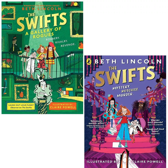 Beth Lincoln Collection 2 Books Set Swifts A Gallery of Rogues (HB) Books 1-2