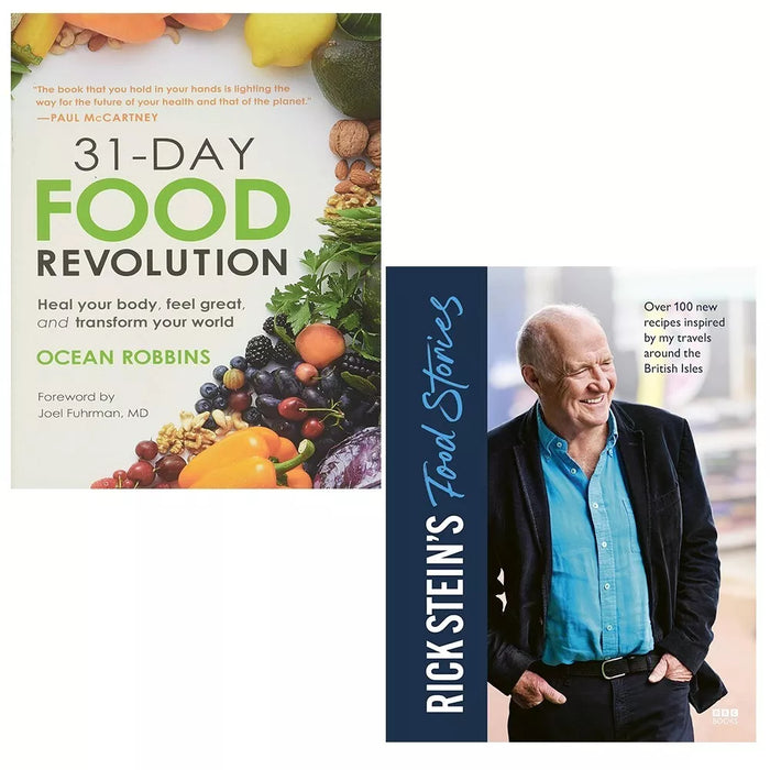 Rick Stein’s Food Stories (HB), 31-Day Food Revolution Ocean Robbins 2 Books Set