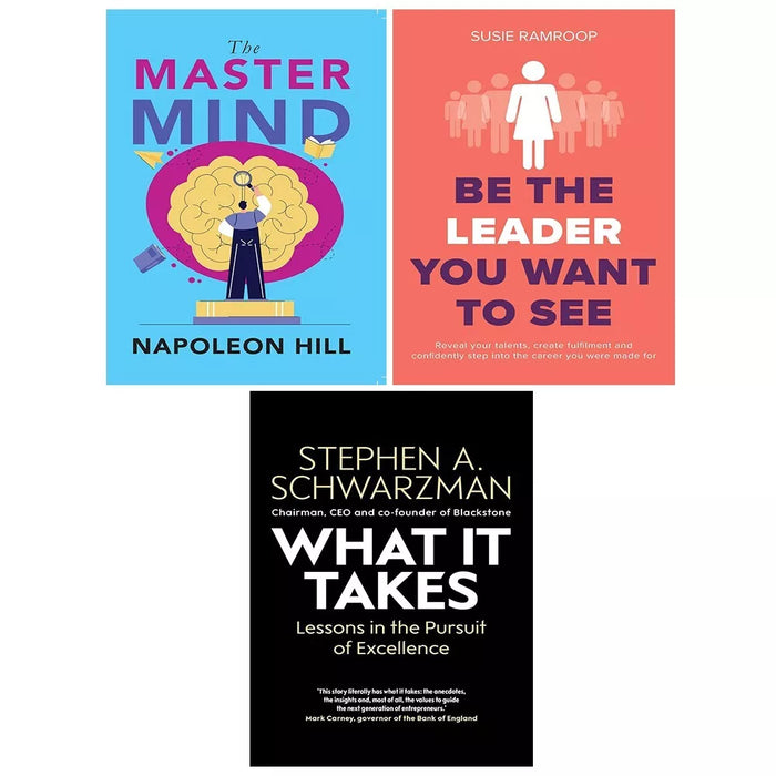 What It Takes (HB), Be the Leader You Want See,Master Mind Napoleon Hill 3 Books Set