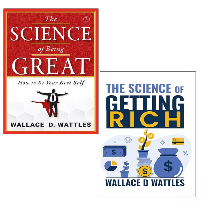 Wallace D. Wattles Collection 2 Books Set Science of Being Great,Science Getting