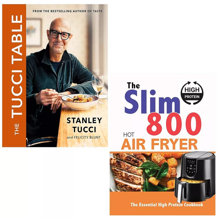 Tucci Table Stanley Tucci (HB), Slim 800 Hot Air Fryer Iota 2 Books Set