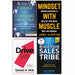 Build Your Sales Tribe, Business of Changing, Mindset Muscle, Drive 4 Books Set - The Book Bundle