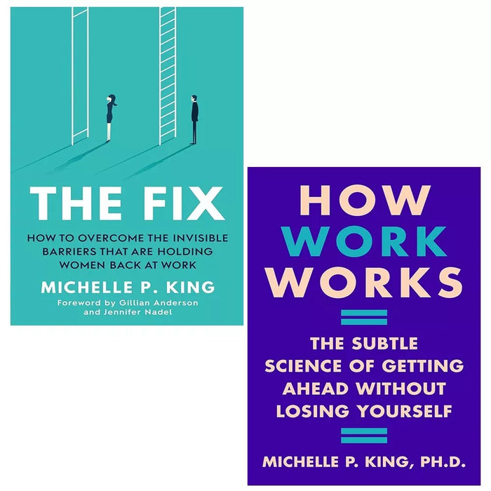 Michelle P. King Collection 2 Books Set Fix How to Overcome, How Work Works (HB)