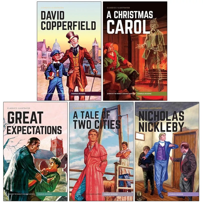 Charles Dickens Collection 5 Books Set (David Copperfield, A Christmas Carol)