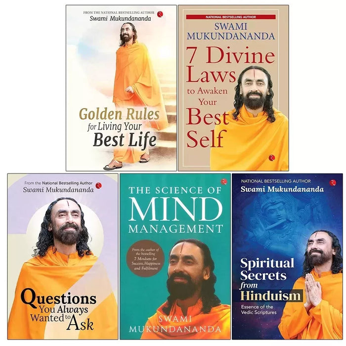 Swami Mukundananda's 5 Books Set (7 Divine Laws to Awaken,Golden Rules,Spiritual)