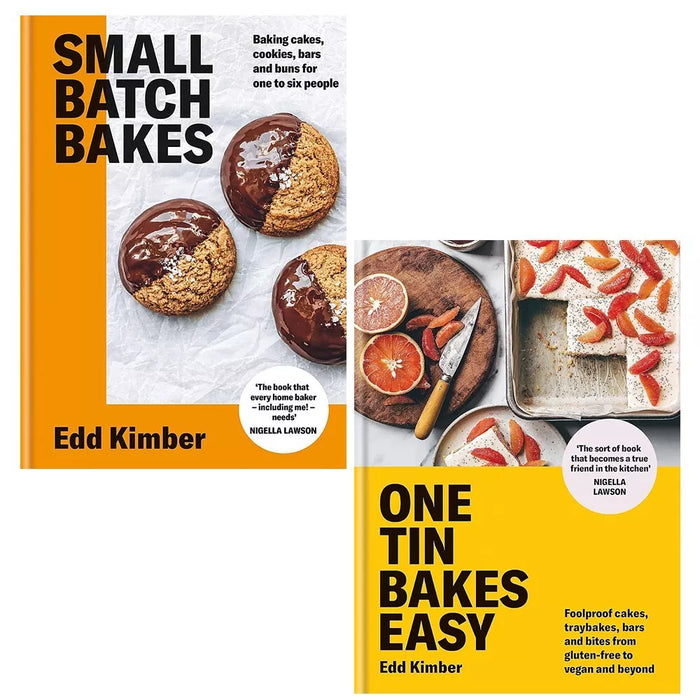 Edd Kimber Collection 2 Books Set Small Batch Bakes,One Tin Bakes Easy Hardcover