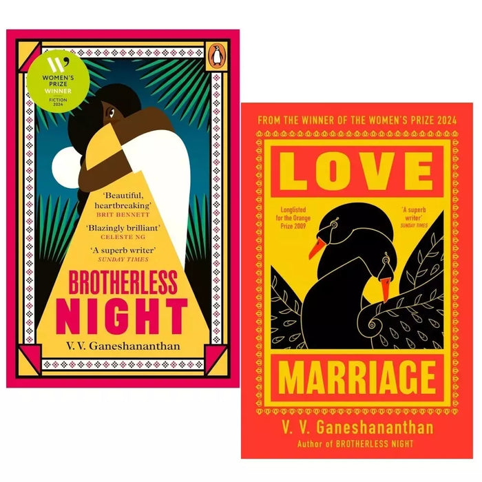 V. V. Ganeshananthan 2 Books Collection Set Brotherless Night,Love Marriage